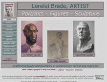 Tablet Screenshot of brede-art.com